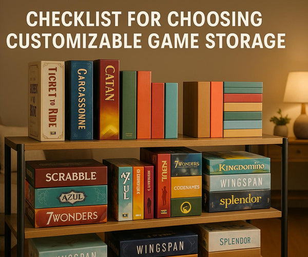 Checklist for Choosing Customizable Game Storage – Piece Keepers™