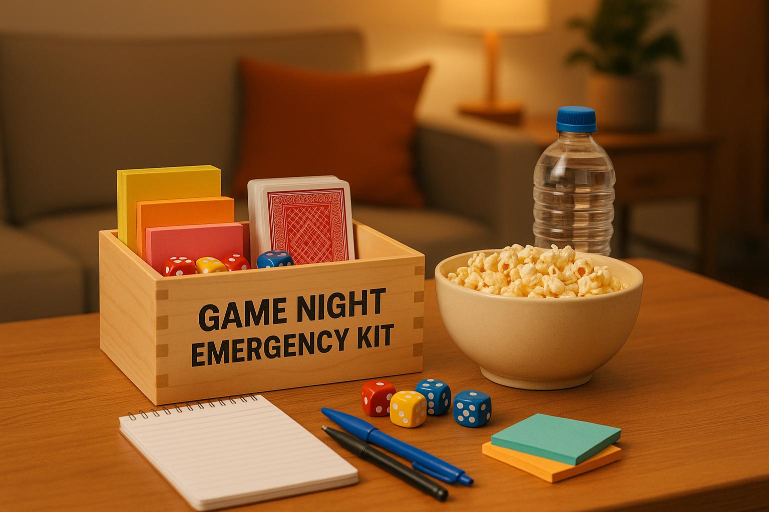 How to Build a Game Night Emergency Kit